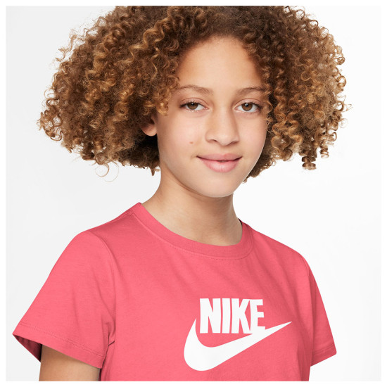 Nike Παιδική κοντομάνικη μπλούζα Sportswear Crop Futura Tee